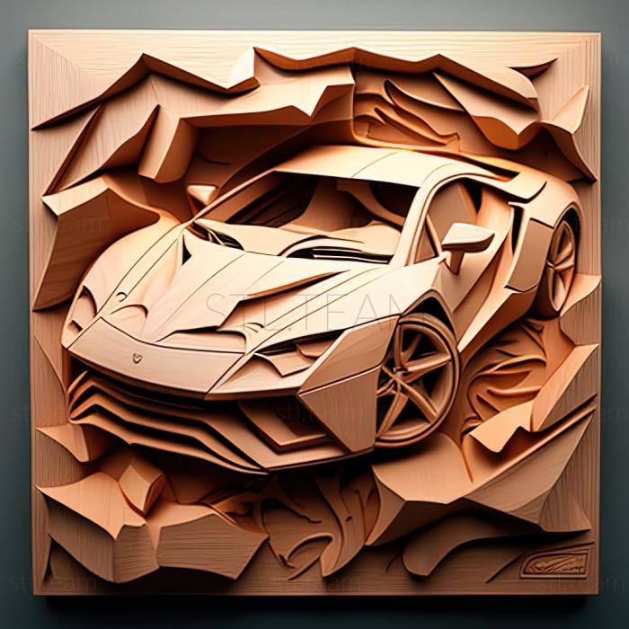 3D model Lamborghini Cal (STL)